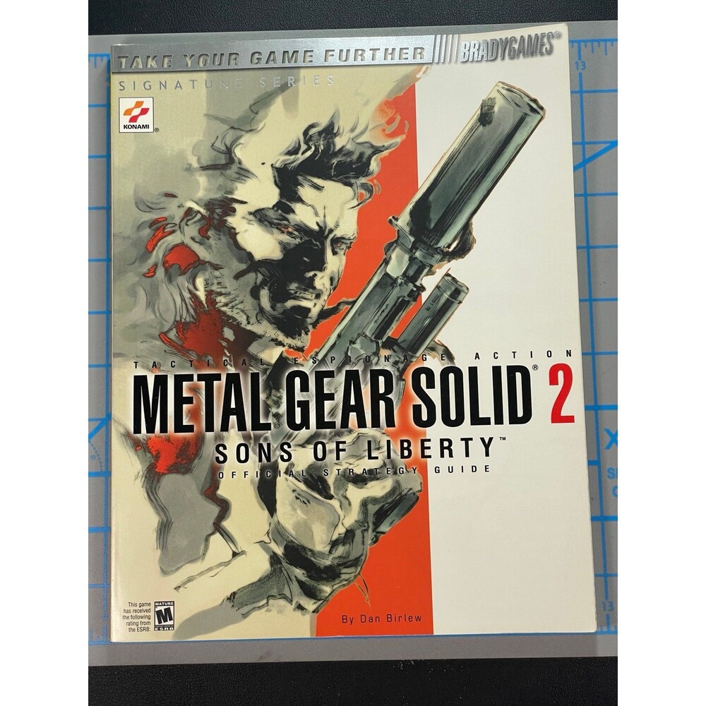 BradyGames Metal Gear Solid 2 Sons Liberty Konami Strategy Guide PS2 Playstation